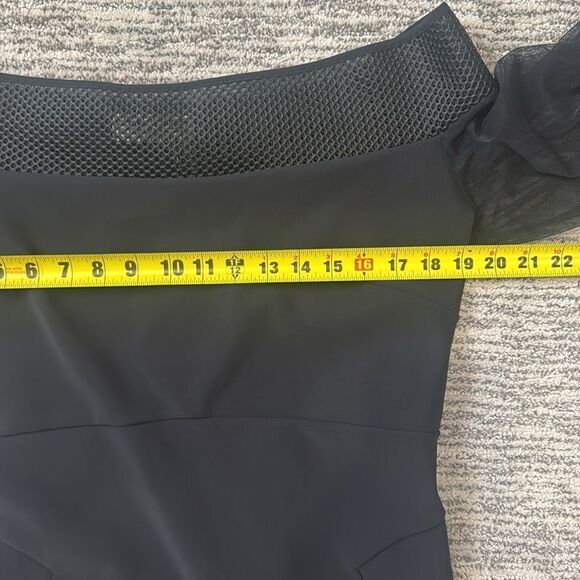 NWT Chiara Boni LA PETITE ROBE GRETEL ILLUSION COCKTAIL DRESS SZ 52/ US 16 Black - Picture 7 of 13